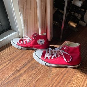 CONVERSE • Classic Red Hi top • 8.5 • Good condition